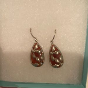 Red Agate Earrings